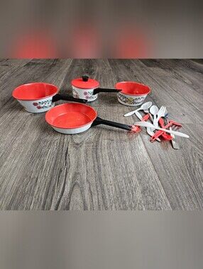 Donating Soon- Vintage Metal Toy Kitchen Set